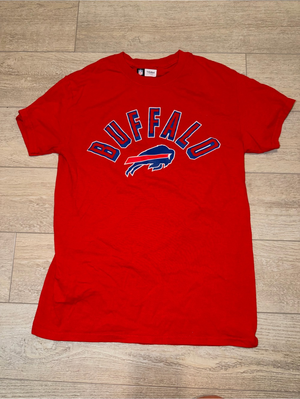 NFL men's Red Buffalo Bills Graphic Tee